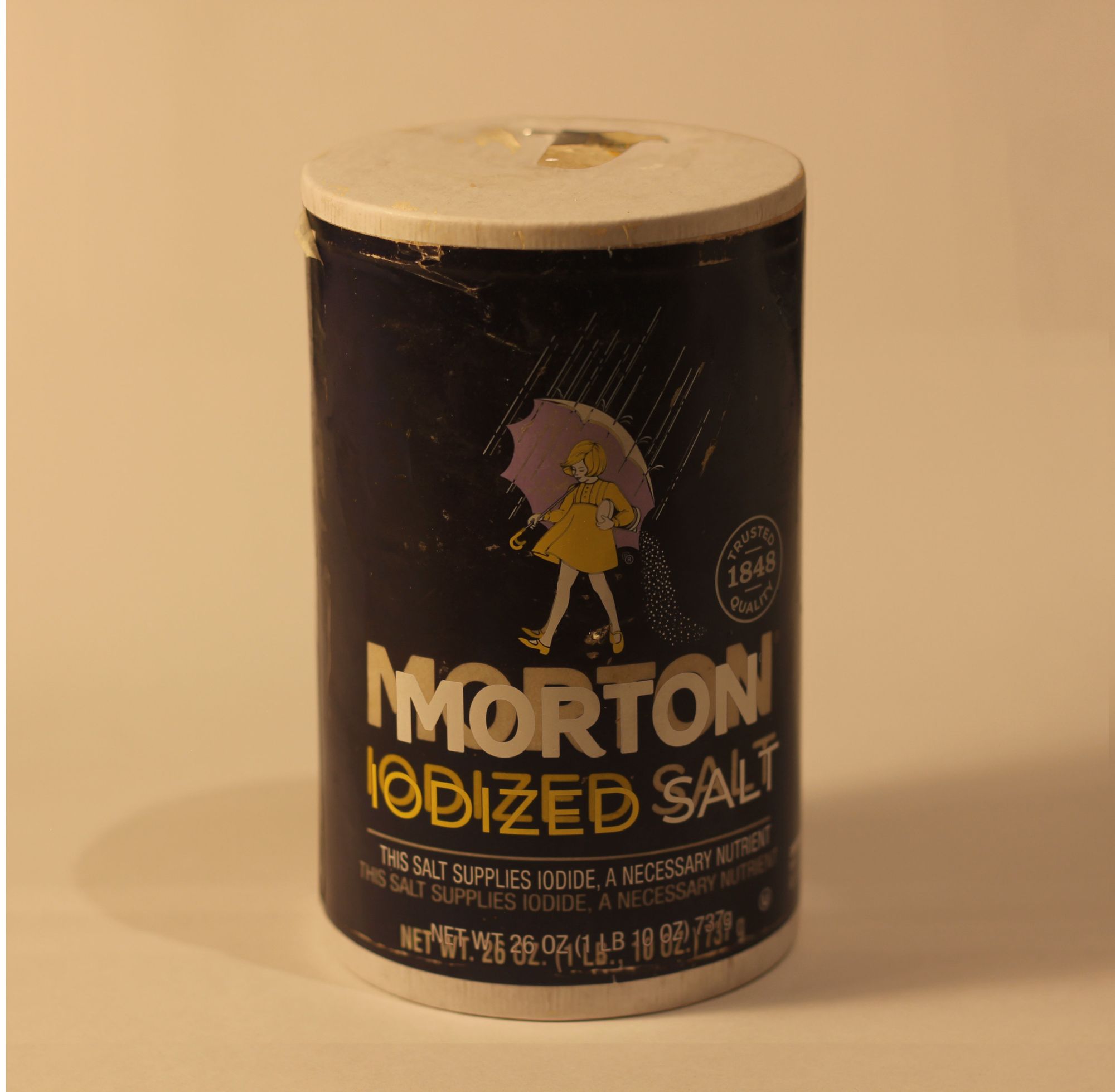 Photoshop Project: my morton salt container after 3 years