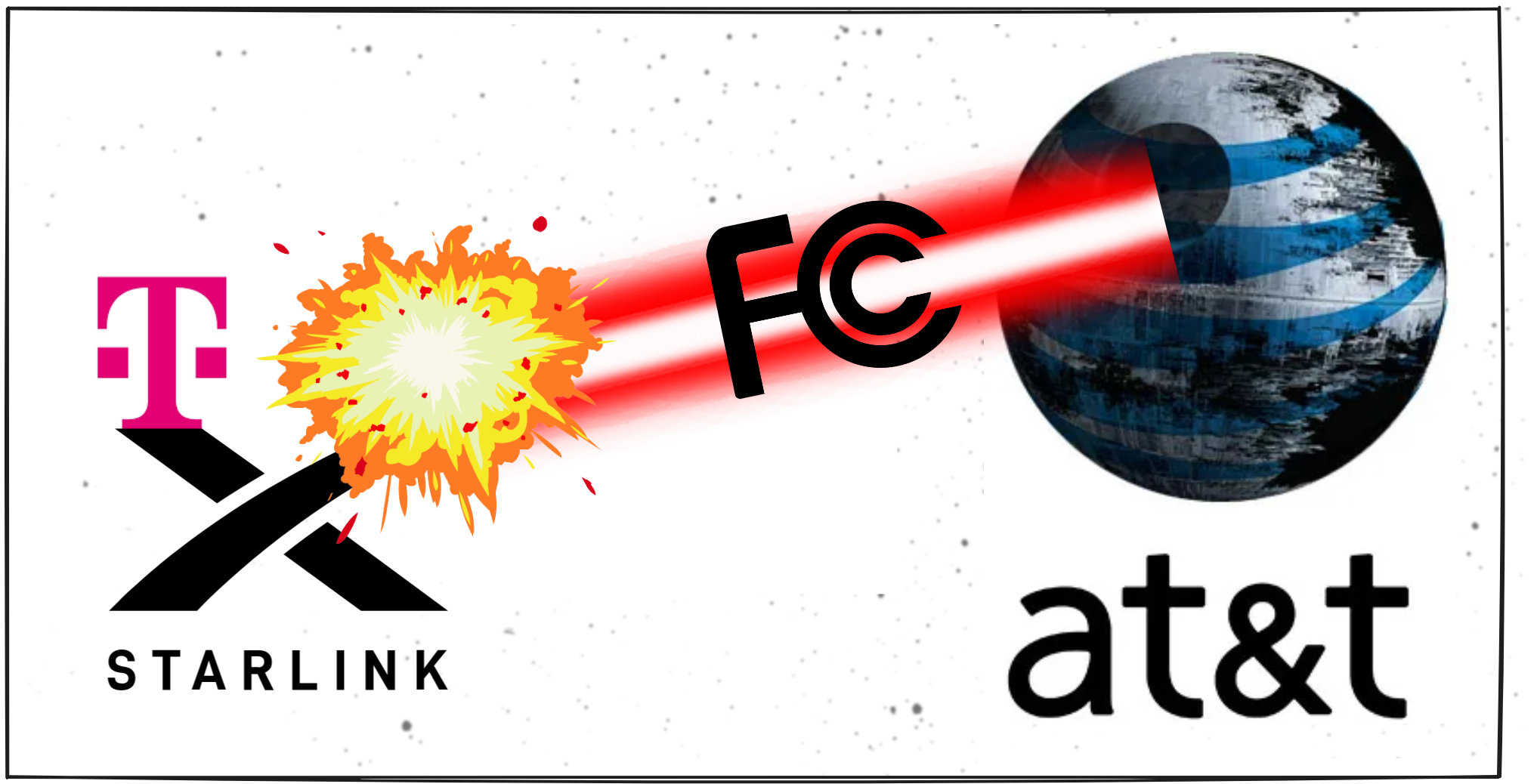 ATT trys to block Starlink from teaming up with Tmobile FCC complaint