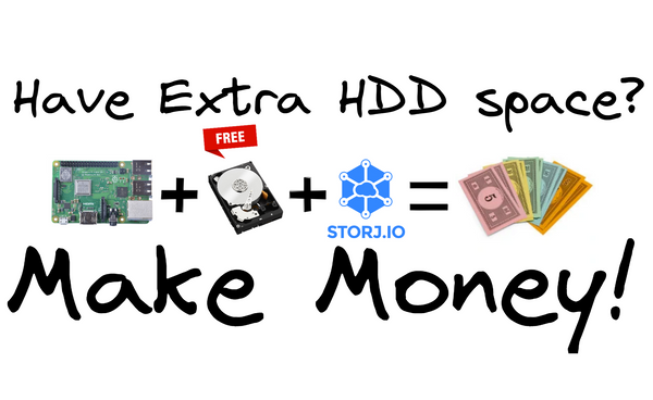 Storj.io: How to Get paid for that extra hardrive space you have laying around!