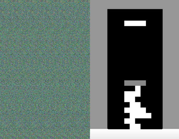 Play Tetris with 90's magic eye images! (Autostereograms)