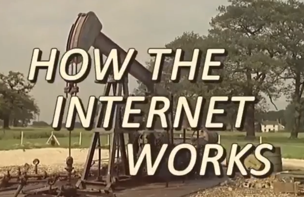 Blursed Internet: How the internet works a video